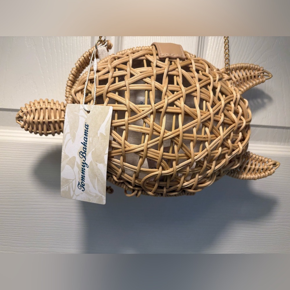 Tommy Bahama Rattan Turtle